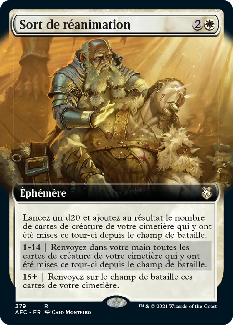 Sort de réanimation — Forgotten Realms Commander — Magic: The Gathering