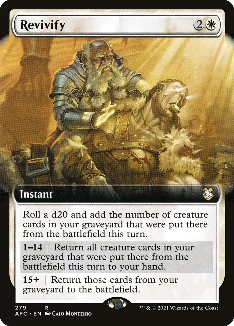 Sort de réanimation — Forgotten Realms Commander — Magic: The Gathering