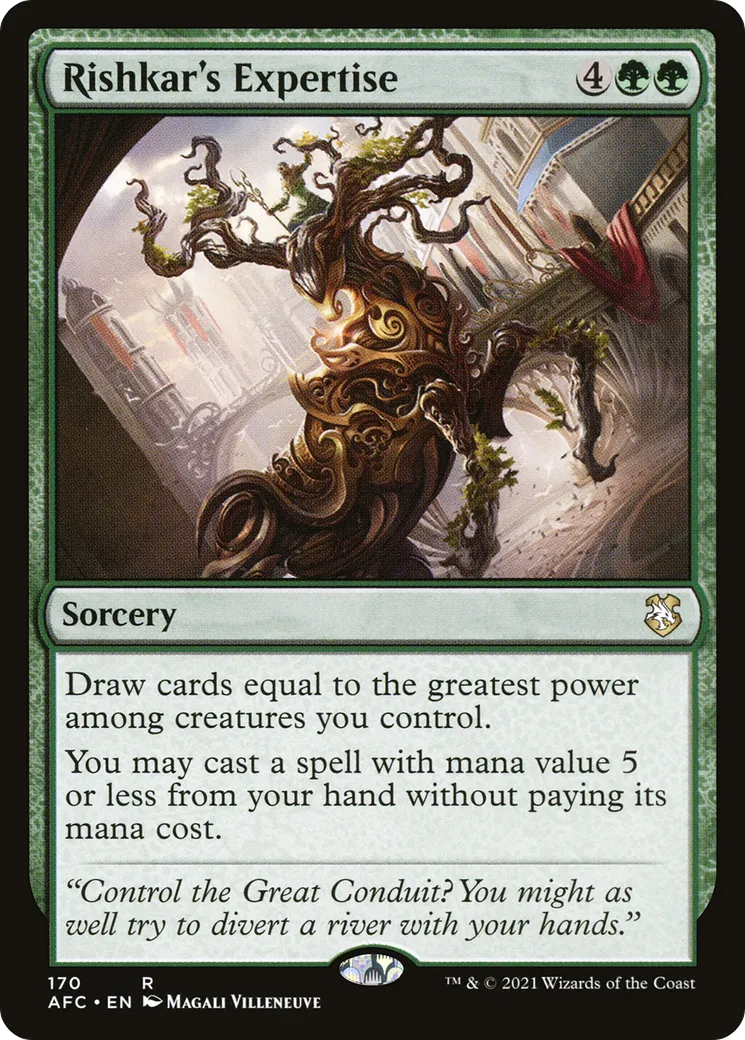 Rishkar's Expertise — Forgotten Realms Commander — Magic: The Gathering
