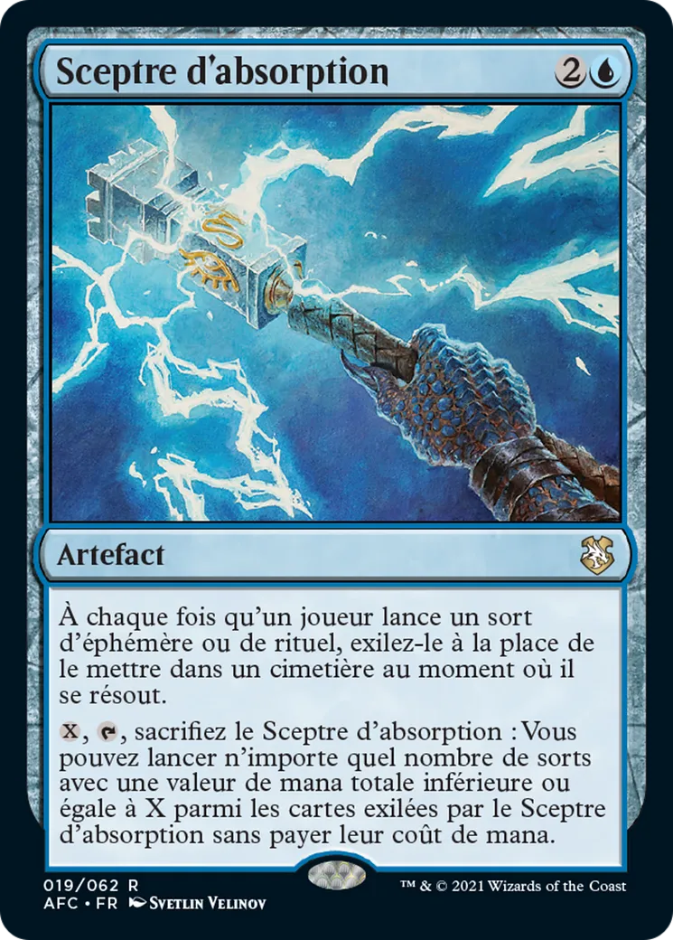 Sceptre d'absorption — Forgotten Realms Commander — Magic: The Gathering