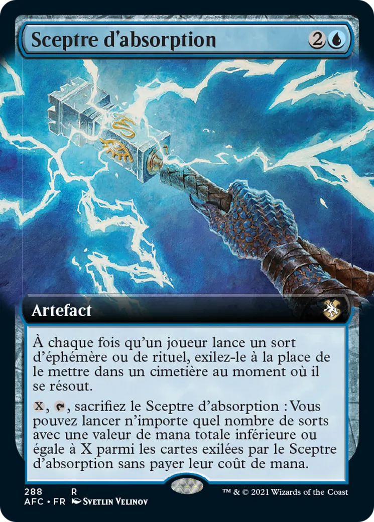 Sceptre d'absorption — Forgotten Realms Commander — Magic: The Gathering