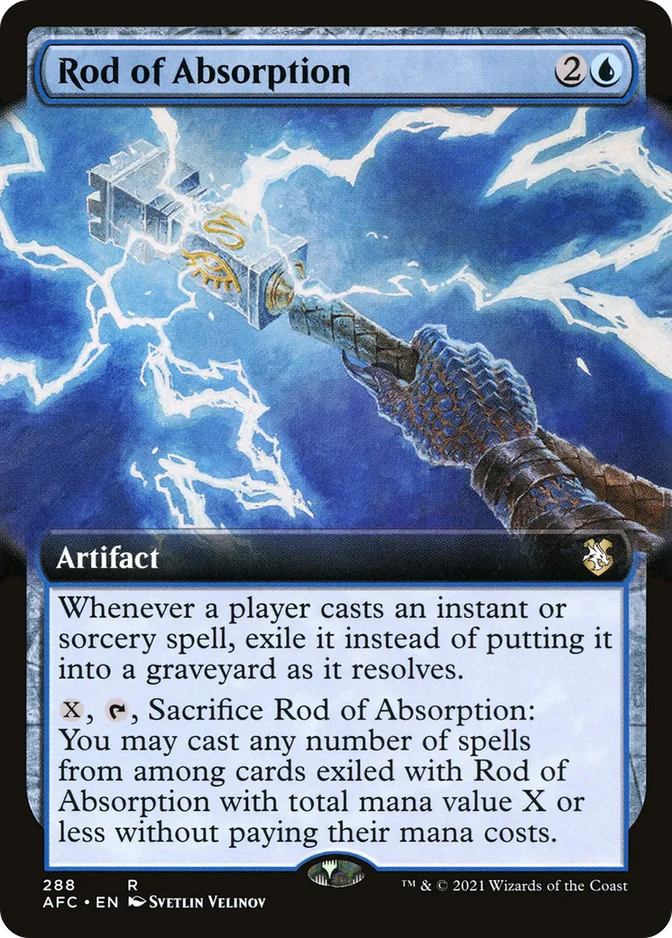 Rod of Absorption — Forgotten Realms Commander — Magic: The Gathering