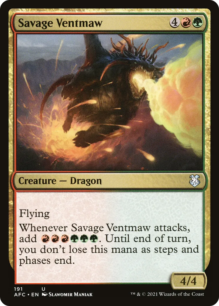 Savage Ventmaw — Forgotten Realms Commander — Magic: The Gathering