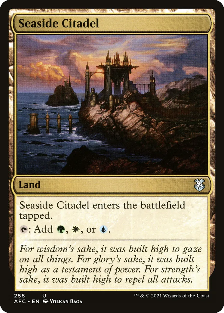 Citadelle maritime — Forgotten Realms Commander — Magic: The Gathering
