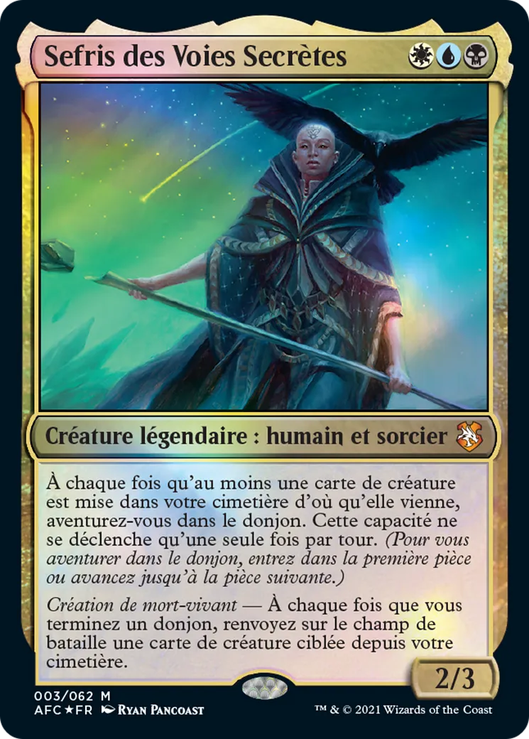 Sefris des Voies Secrètes — Forgotten Realms Commander — Magic: The Gathering