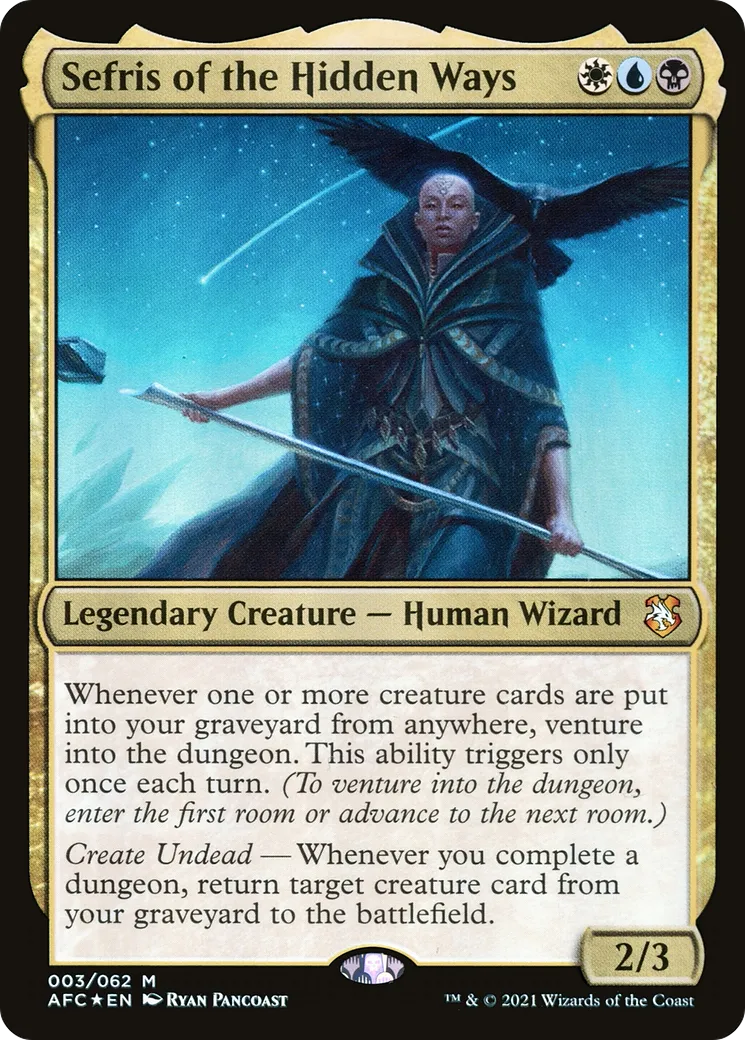 Sefris of the Hidden Ways — Forgotten Realms Commander — Magic: The Gathering
