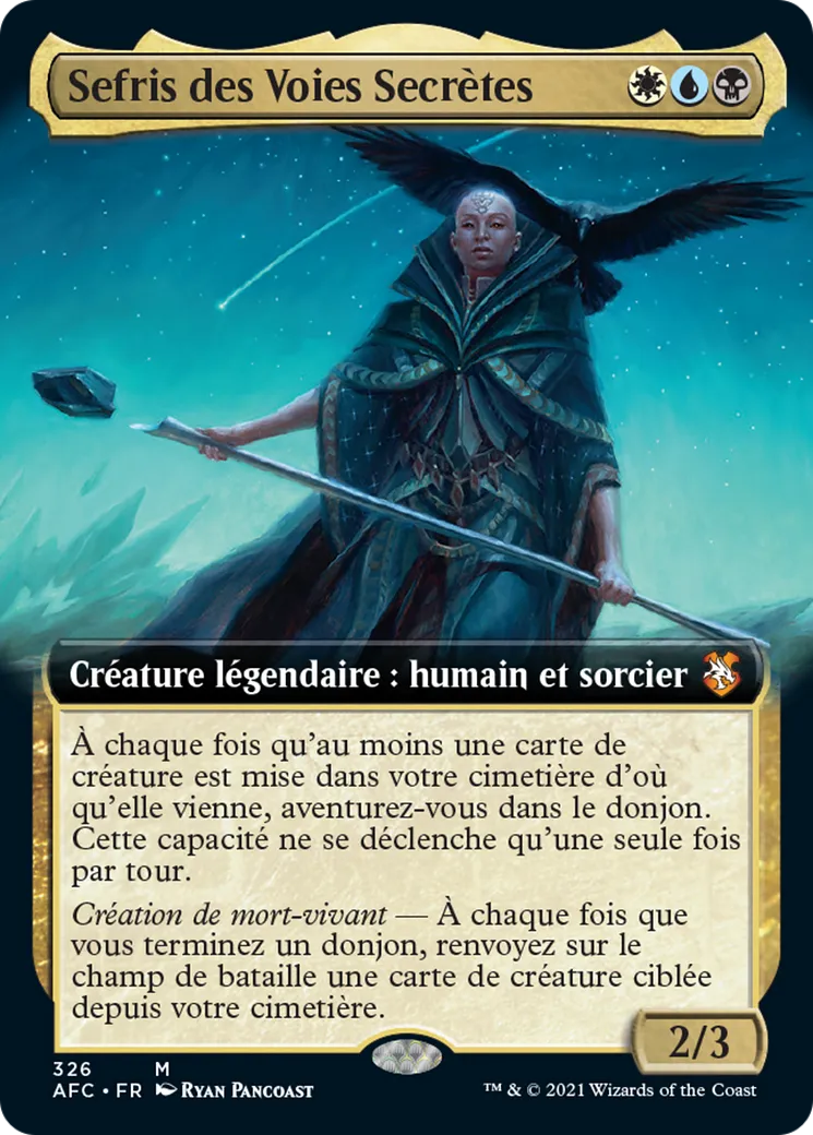 Sefris des Voies Secrètes from Forgotten Realms Commander - Magic: The Gathering