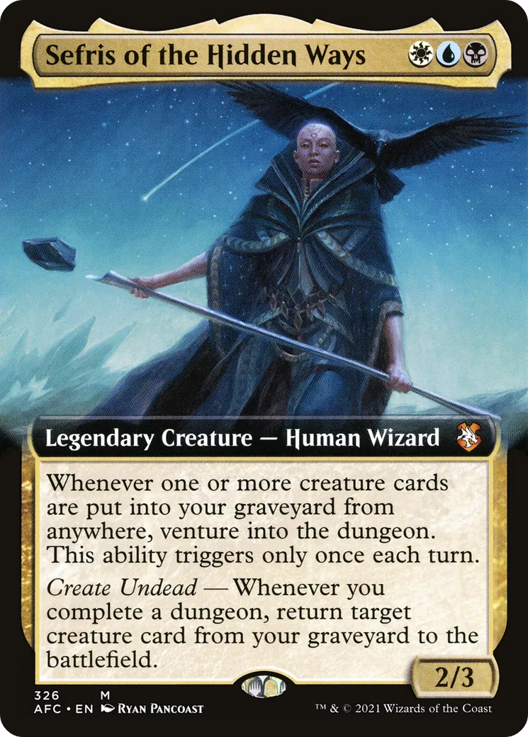 Sefris of the Hidden Ways — Forgotten Realms Commander — Magic: The Gathering