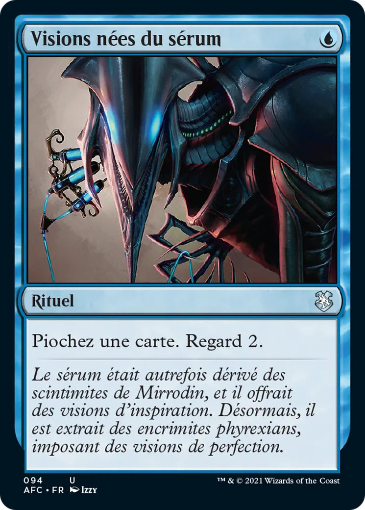 Visions nées du sérum — Forgotten Realms Commander — Magic: The Gathering
