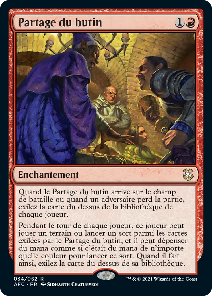 Partage du butin — Forgotten Realms Commander — Magic: The Gathering
