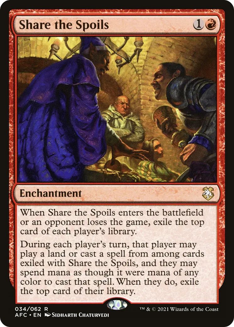 Share the Spoils — Forgotten Realms Commander — Magic: The Gathering