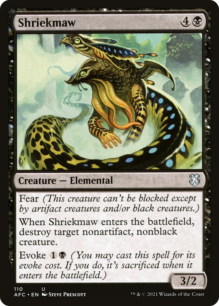 Shriekmaw — Forgotten Realms Commander — Magic: The Gathering