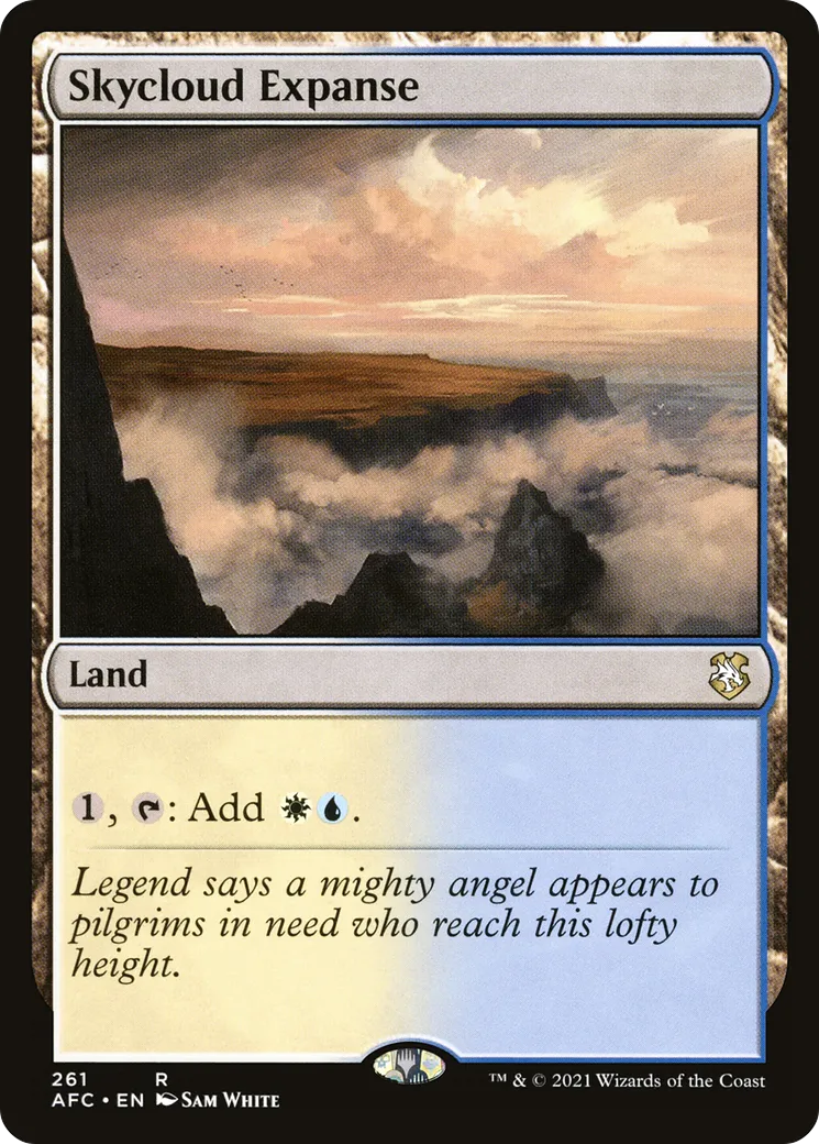 Skycloud Expanse — Forgotten Realms Commander — Magic: The Gathering