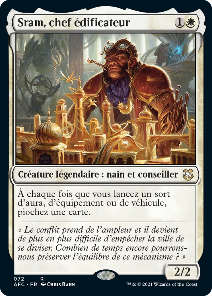 Sram, chef édificateur — Forgotten Realms Commander — Magic: The Gathering