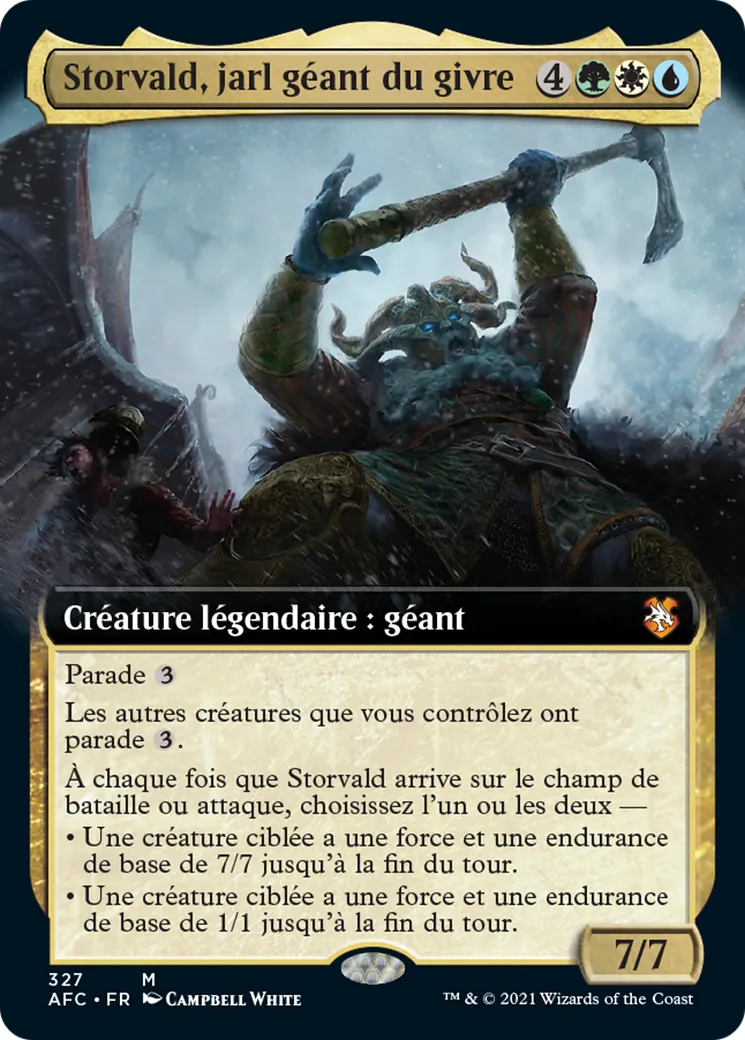 Storvald, jarl géant du givre — Forgotten Realms Commander — Magic: The Gathering