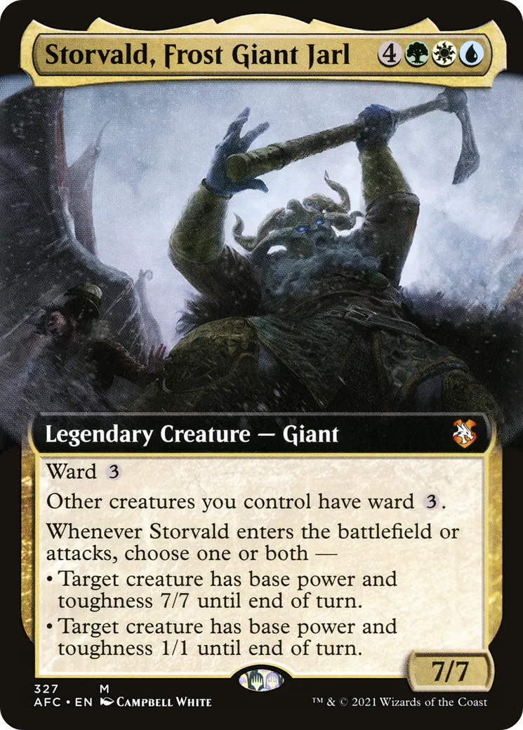 Storvald, Frost Giant Jarl — Forgotten Realms Commander — Magic: The Gathering