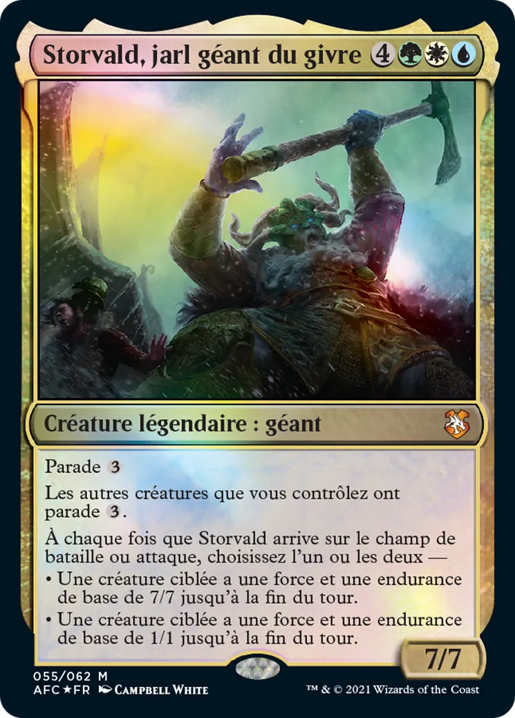 Storvald, jarl géant du givre — Forgotten Realms Commander — Magic: The Gathering