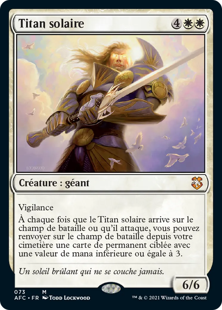 Titan solaire — Forgotten Realms Commander — Magic: The Gathering