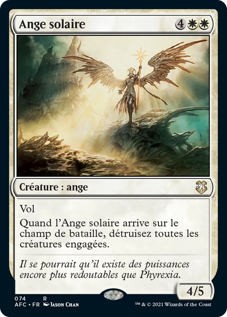 Ange solaire — Forgotten Realms Commander — Magic: The Gathering
