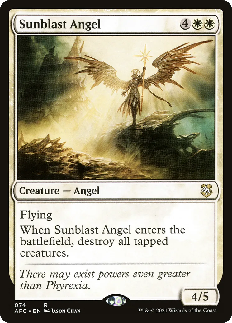 Sunblast Angel — Forgotten Realms Commander — Magic: The Gathering