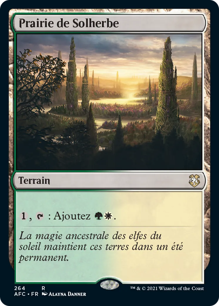 Prairie de Solherbe — Forgotten Realms Commander — Magic: The Gathering