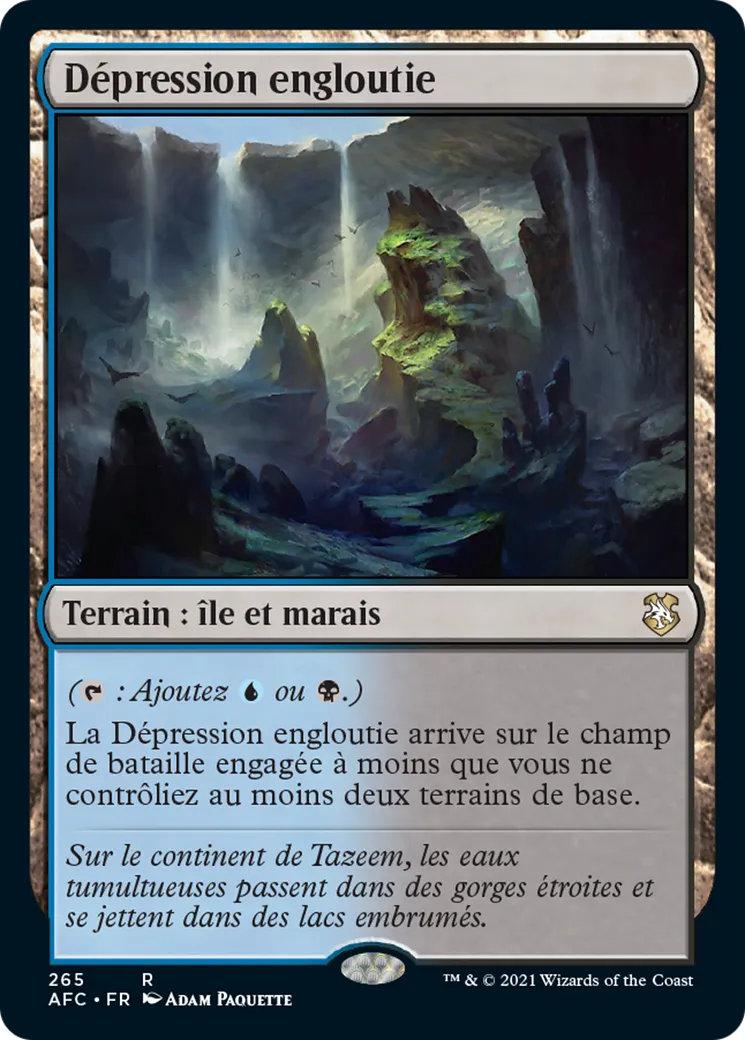 Dépression engloutie — Forgotten Realms Commander — Magic: The Gathering