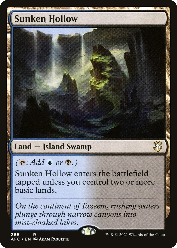 Dépression engloutie — Forgotten Realms Commander — Magic: The Gathering