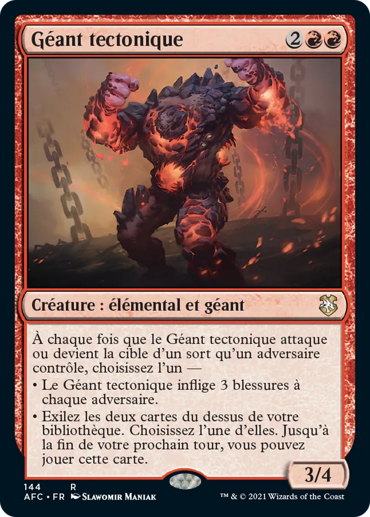 Géant tectonique from Forgotten Realms Commander - Magic: The Gathering