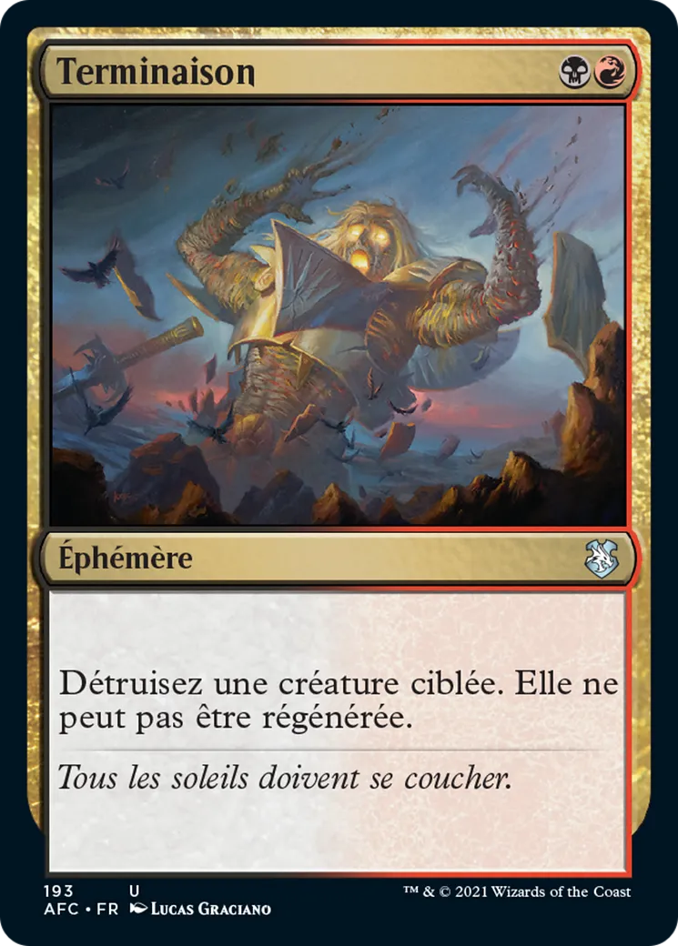 Terminaison — Forgotten Realms Commander — Magic: The Gathering