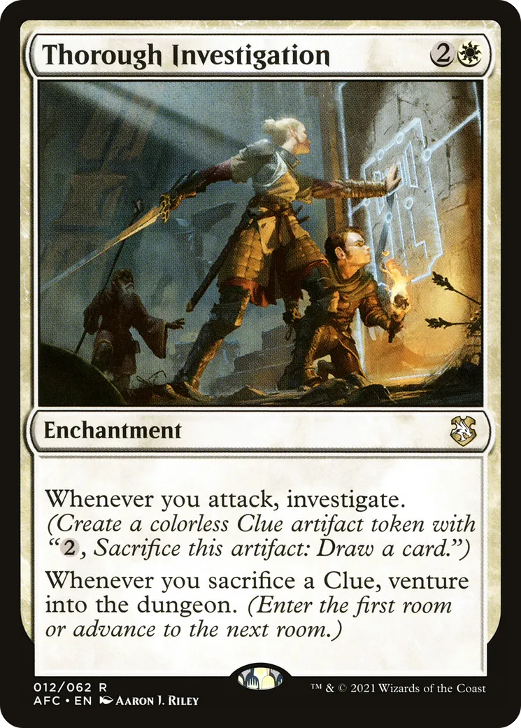Thorough Investigation — Forgotten Realms Commander — Magic: The Gathering