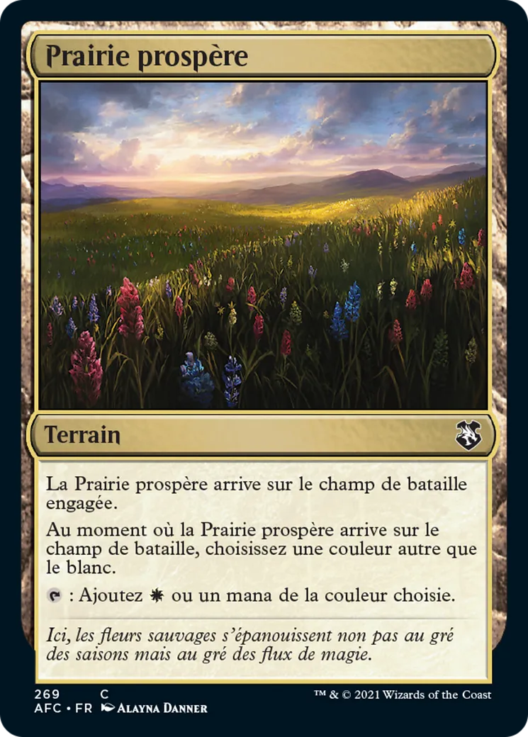 Prairie prospère — Forgotten Realms Commander — Magic: The Gathering