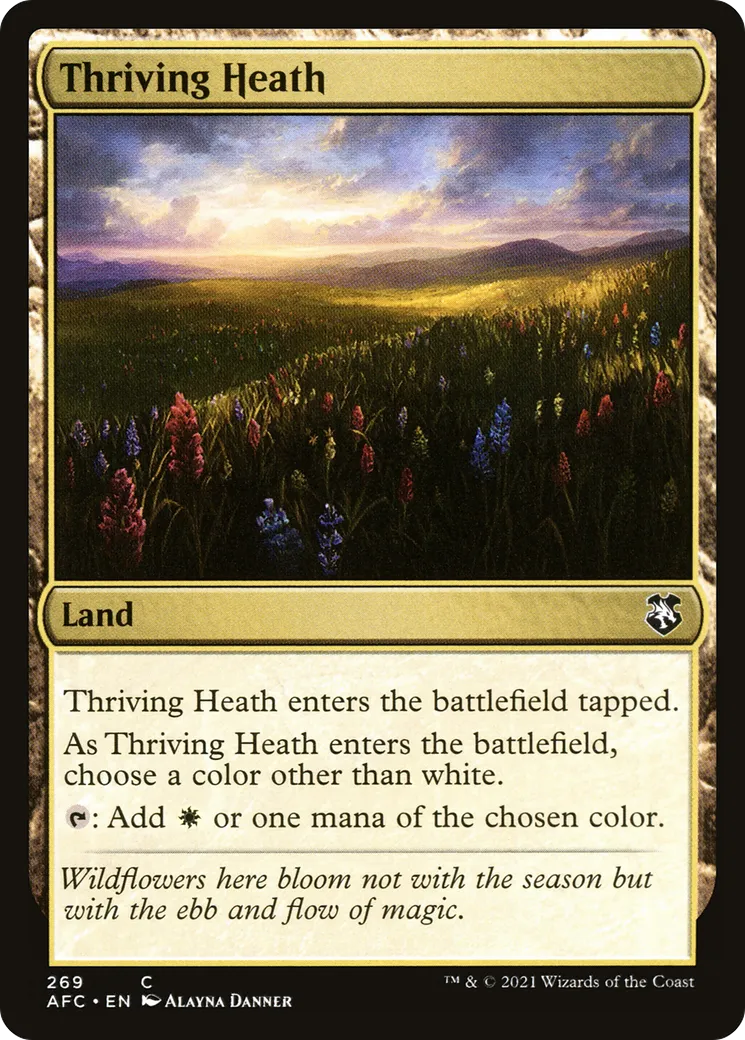 Thriving Heath — Forgotten Realms Commander — Magic: The Gathering