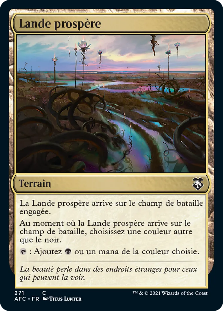 Lande prospère — Forgotten Realms Commander — Magic: The Gathering