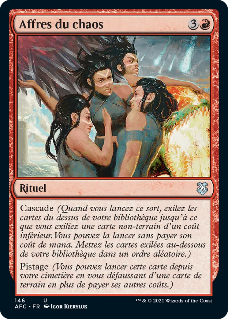 Affres du chaos — Forgotten Realms Commander — Magic: The Gathering