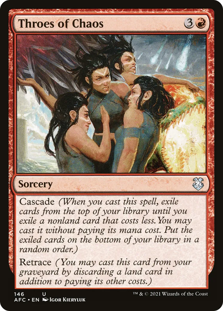 Affres du chaos — Forgotten Realms Commander — Magic: The Gathering