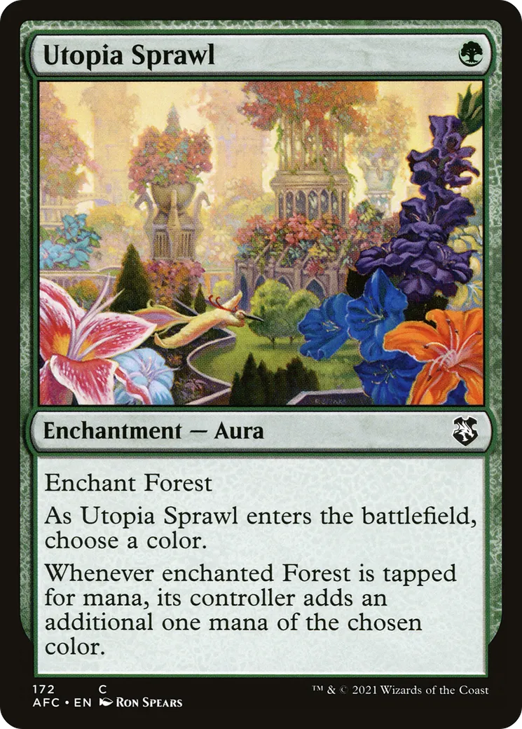 Utopia Sprawl — Forgotten Realms Commander — Magic: The Gathering