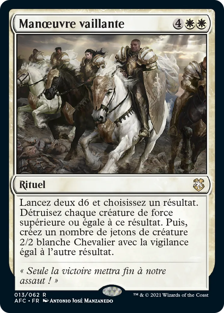 Manœuvre vaillante — Forgotten Realms Commander — Magic: The Gathering