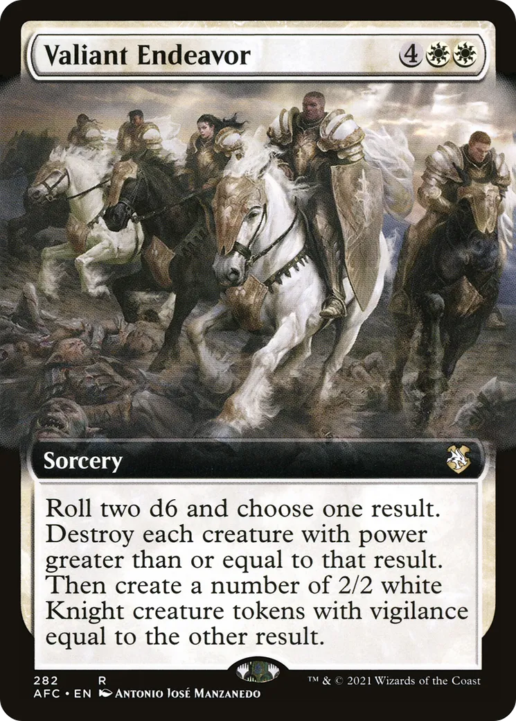 Valiant Endeavor — Forgotten Realms Commander — Magic: The Gathering