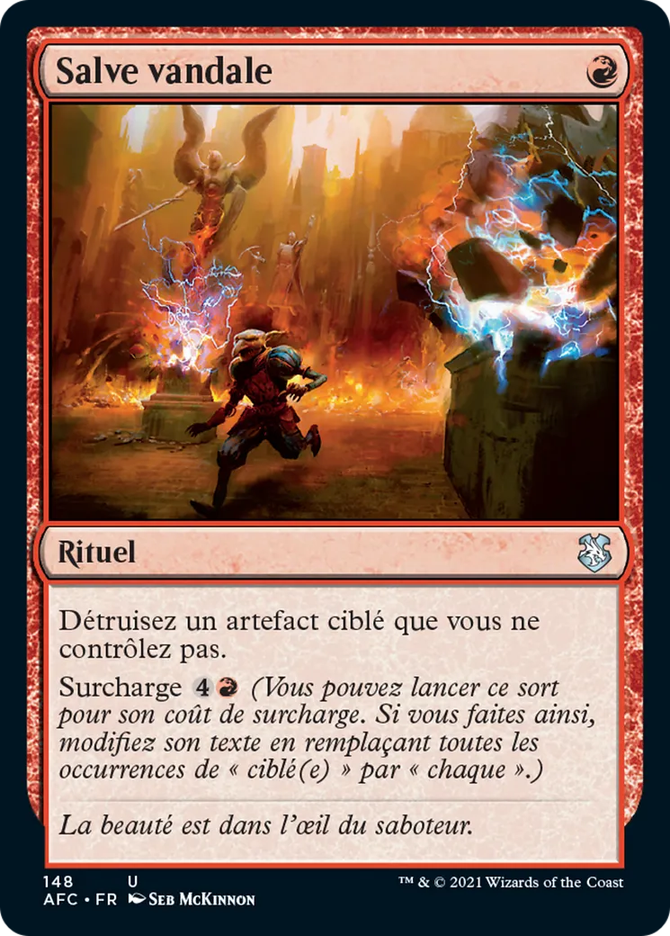Salve vandale — Forgotten Realms Commander — Magic: The Gathering