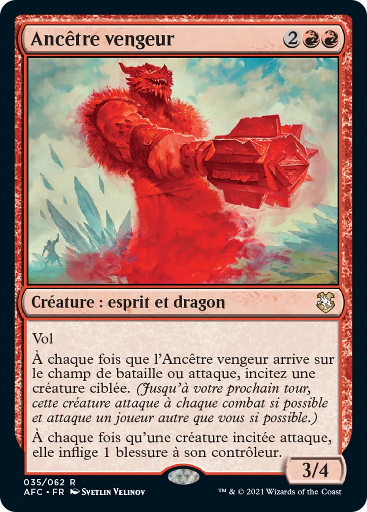 Ancêtre vengeur — Forgotten Realms Commander — Magic: The Gathering
