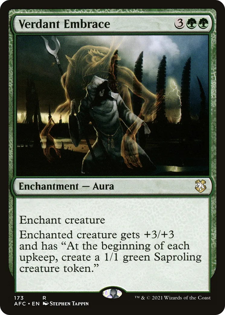 Verdant Embrace — Forgotten Realms Commander — Magic: The Gathering