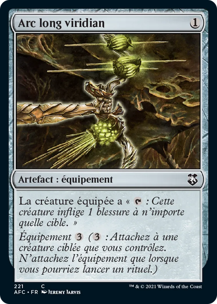 Arc long viridian — Forgotten Realms Commander — Magic: The Gathering