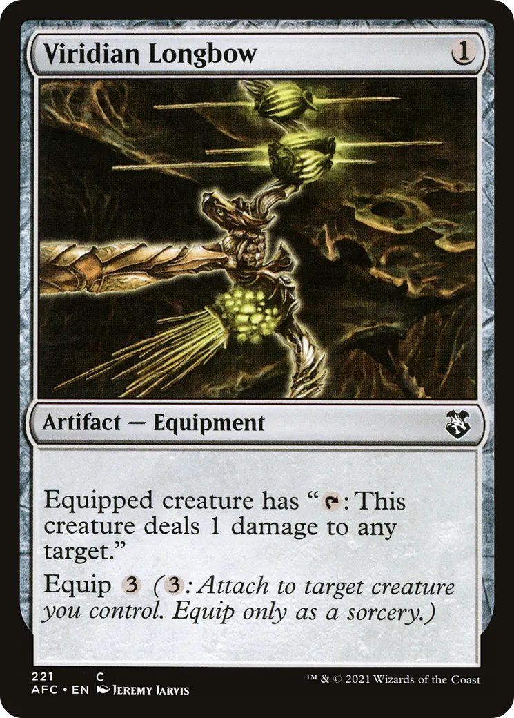 Viridian Longbow — Forgotten Realms Commander — Magic: The Gathering