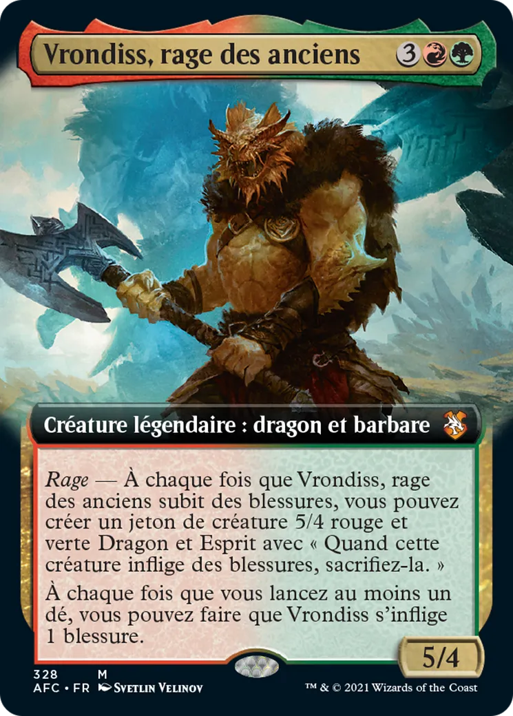 Vrondiss, rage des anciens — Forgotten Realms Commander — Magic: The Gathering