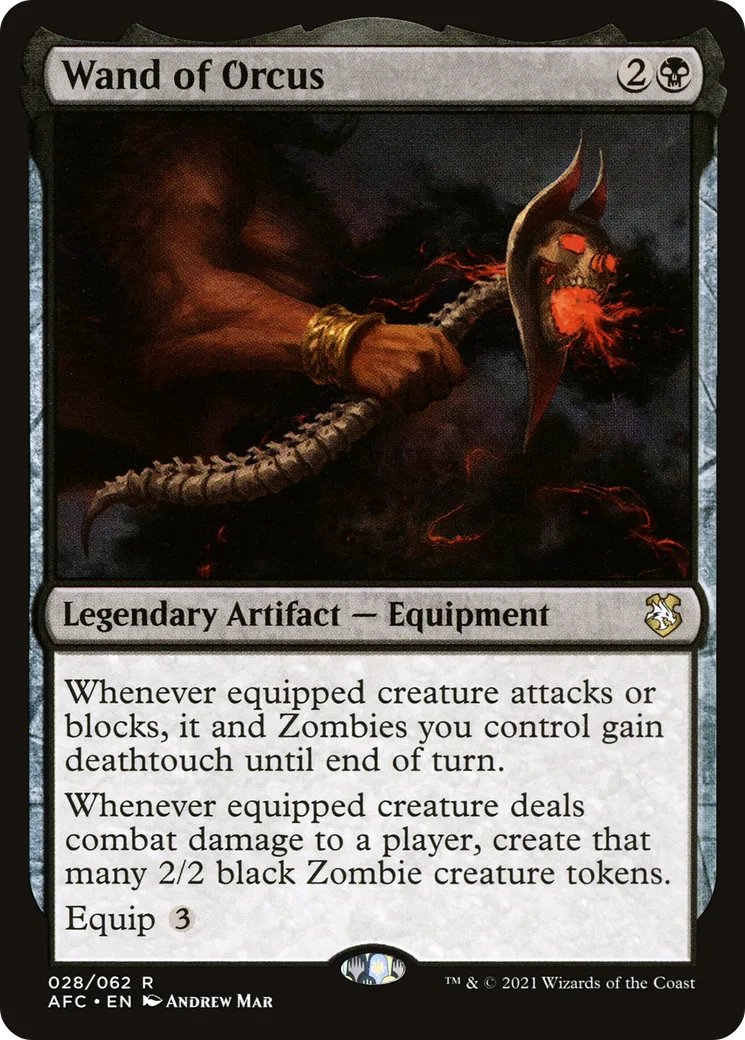 Wand of Orcus — Forgotten Realms Commander — Magic: The Gathering