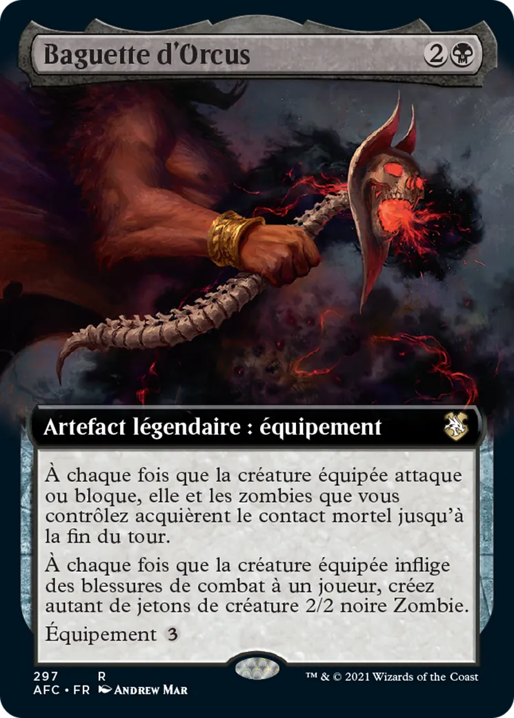 Baguette d'Orcus — Forgotten Realms Commander — Magic: The Gathering