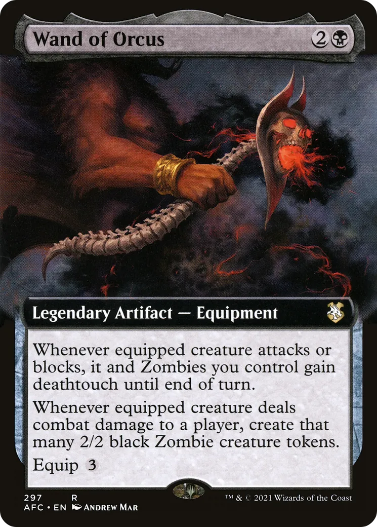 Wand of Orcus from Forgotten Realms Commander - Magic: The Gathering