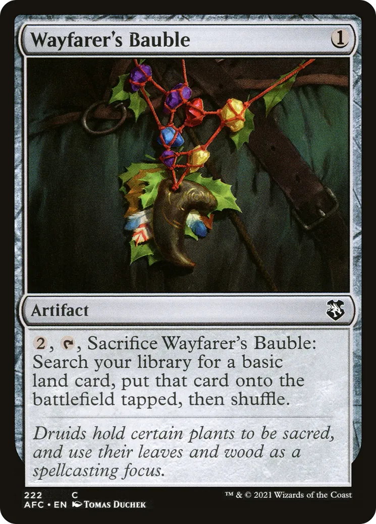 Wayfarer's Bauble — Forgotten Realms Commander — Magic: The Gathering