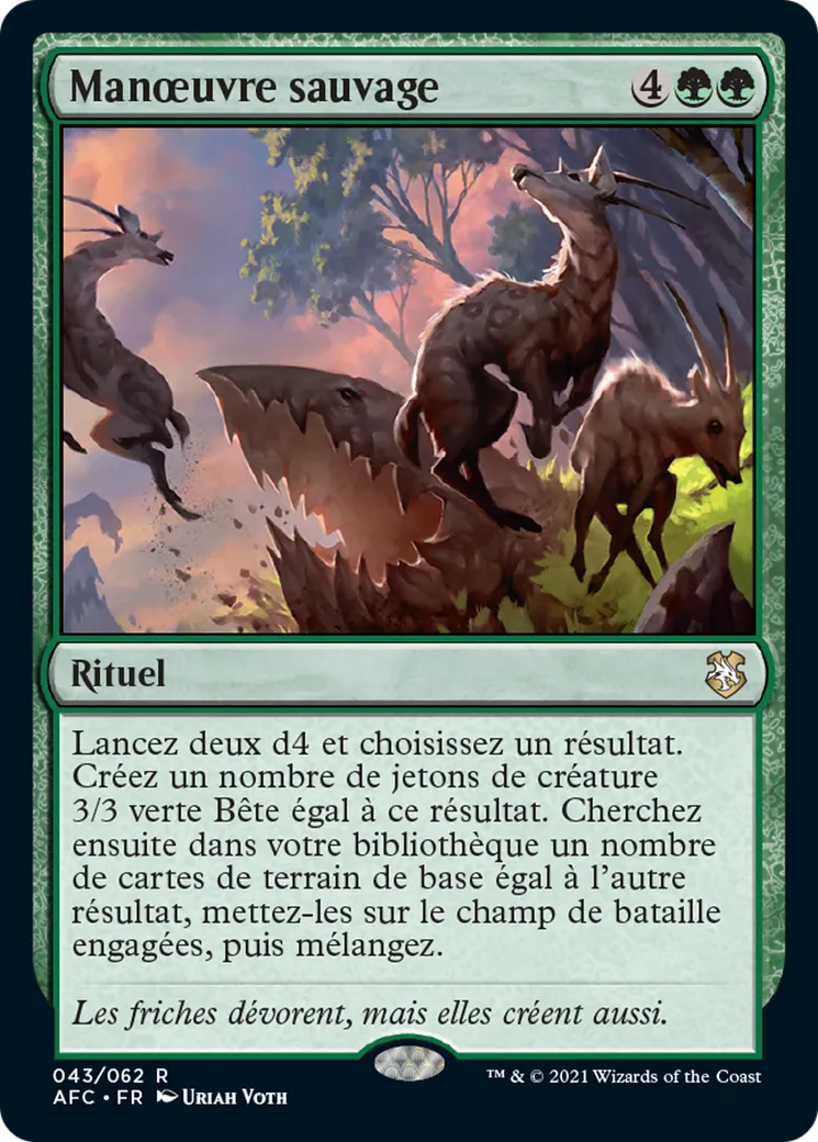 Manœuvre sauvage — Forgotten Realms Commander — Magic: The Gathering