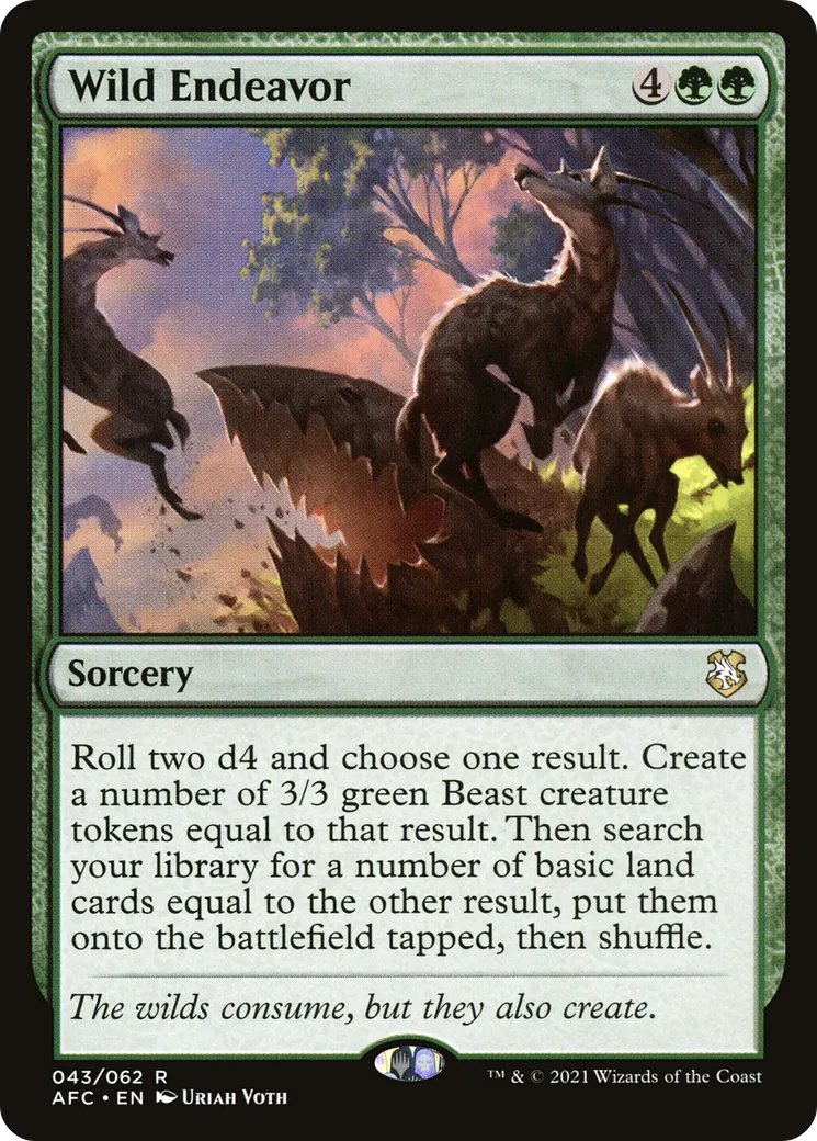 Manœuvre sauvage — Forgotten Realms Commander — Magic: The Gathering